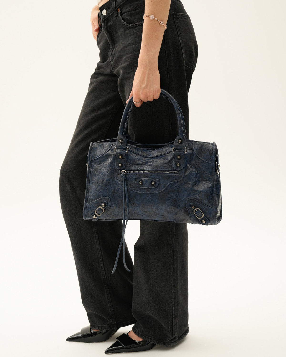 Navy Medium Muse Bag