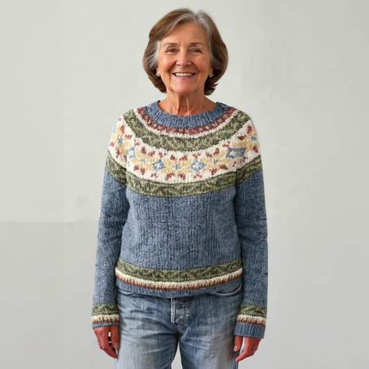 Claudette™ - Retro Wool Sweater