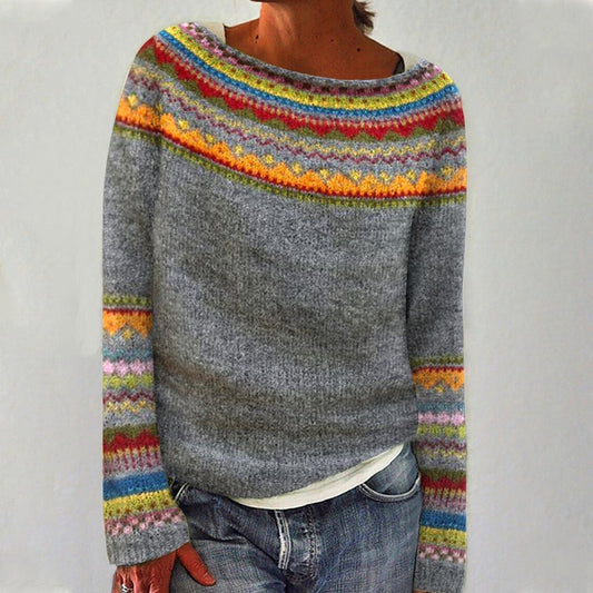 Charlotte™ – Timeless Nordic Knit Sweater