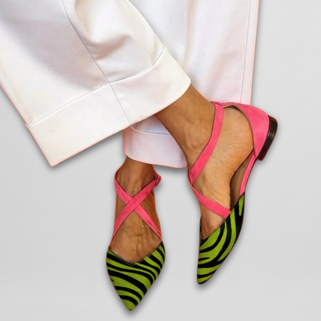 Fern | Ballerines avec des lanières
