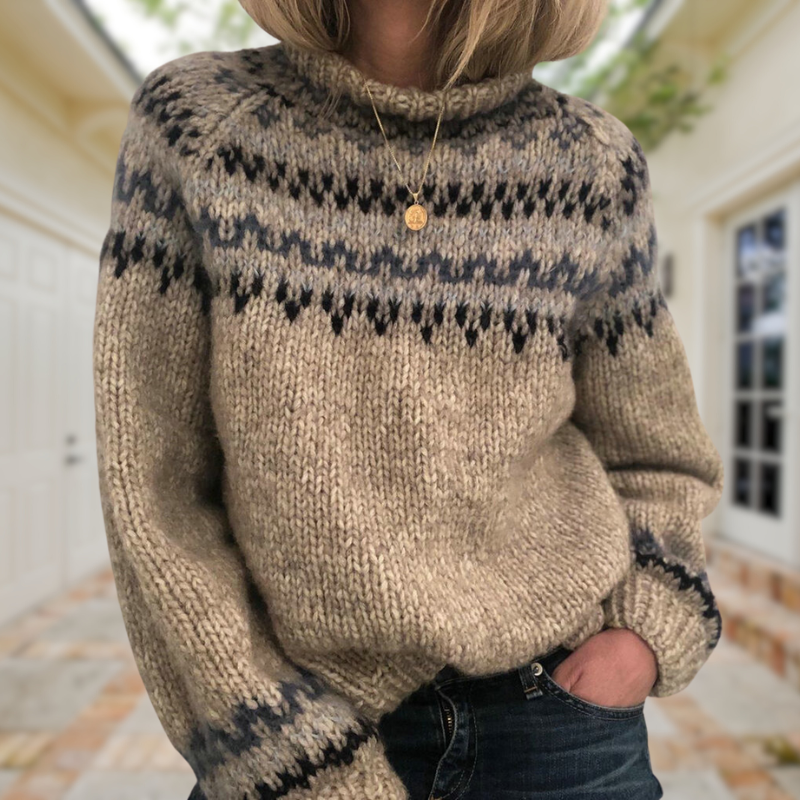 Helga™ - Handcrafted Icelandic Knit Sweater