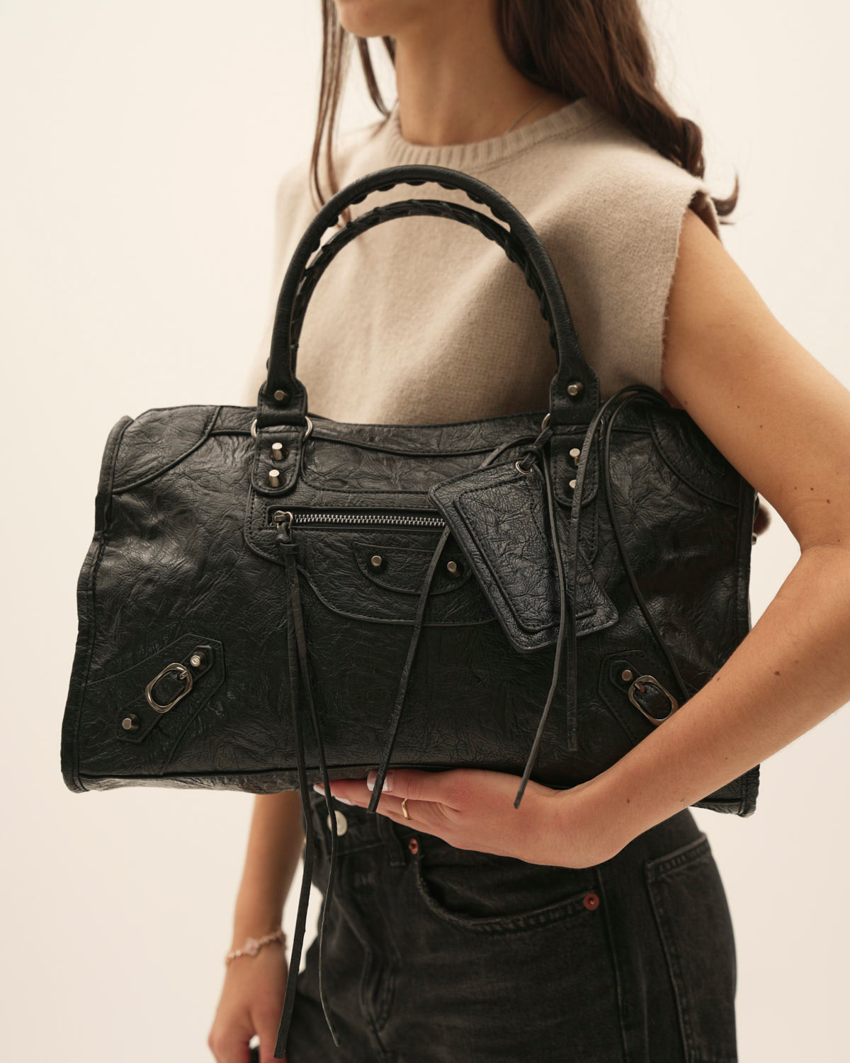 Large Black Muse Bag