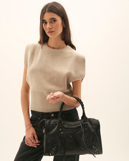 Medium Black Muse Bag