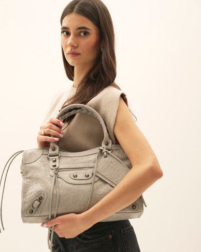 Medium Light Grey Muse Bag