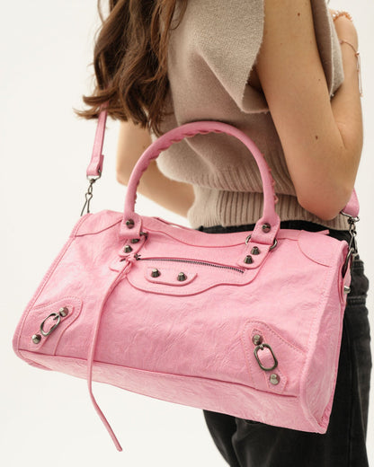 Medium Baby Pink Muse Bag