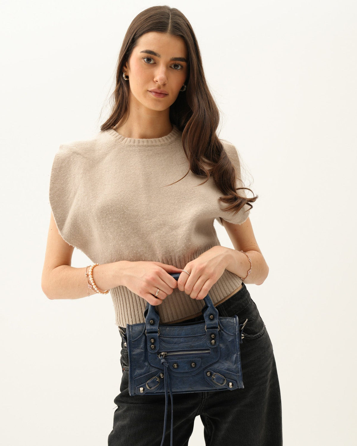 Navy Small Muse Bag