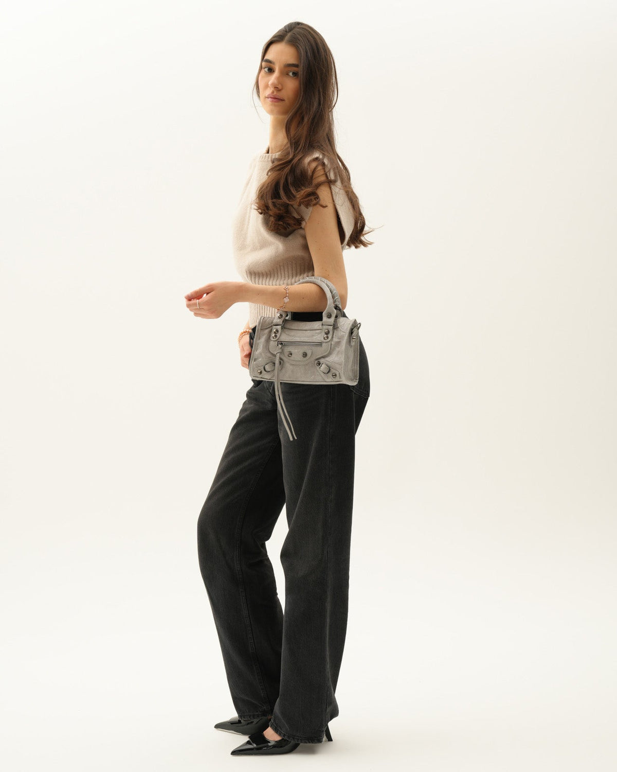 Small Light Grey Muse Bag