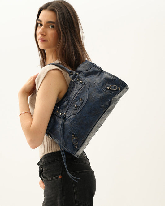 Navy Medium Muse Bag