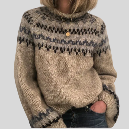 Helga™ - Handcrafted Icelandic Knit Sweater