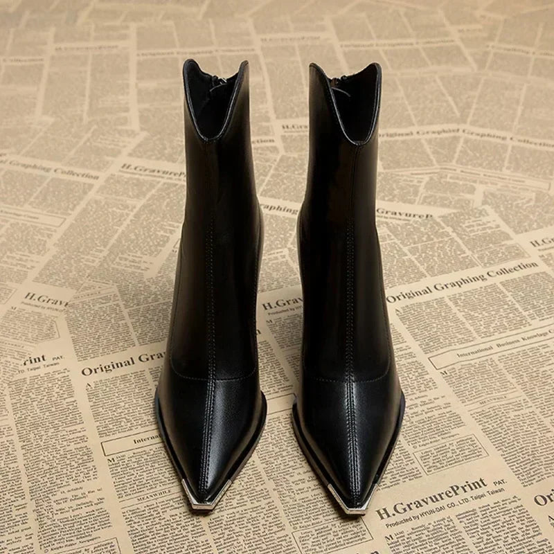 Celeste | Chrome Tip Boots