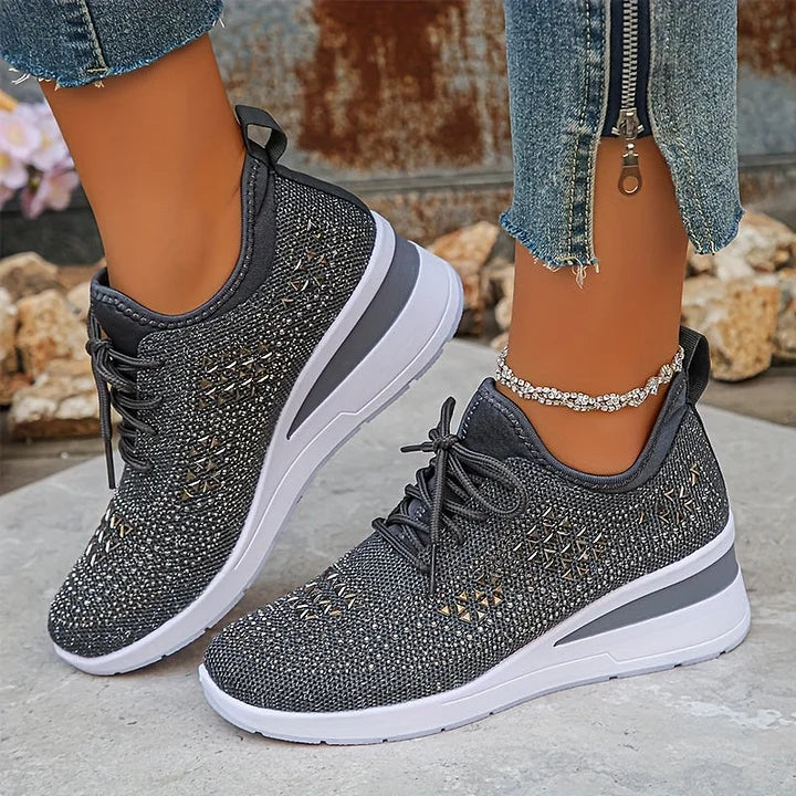 Romee | Orthopedic Sneakers with Sparkling Rhinestones