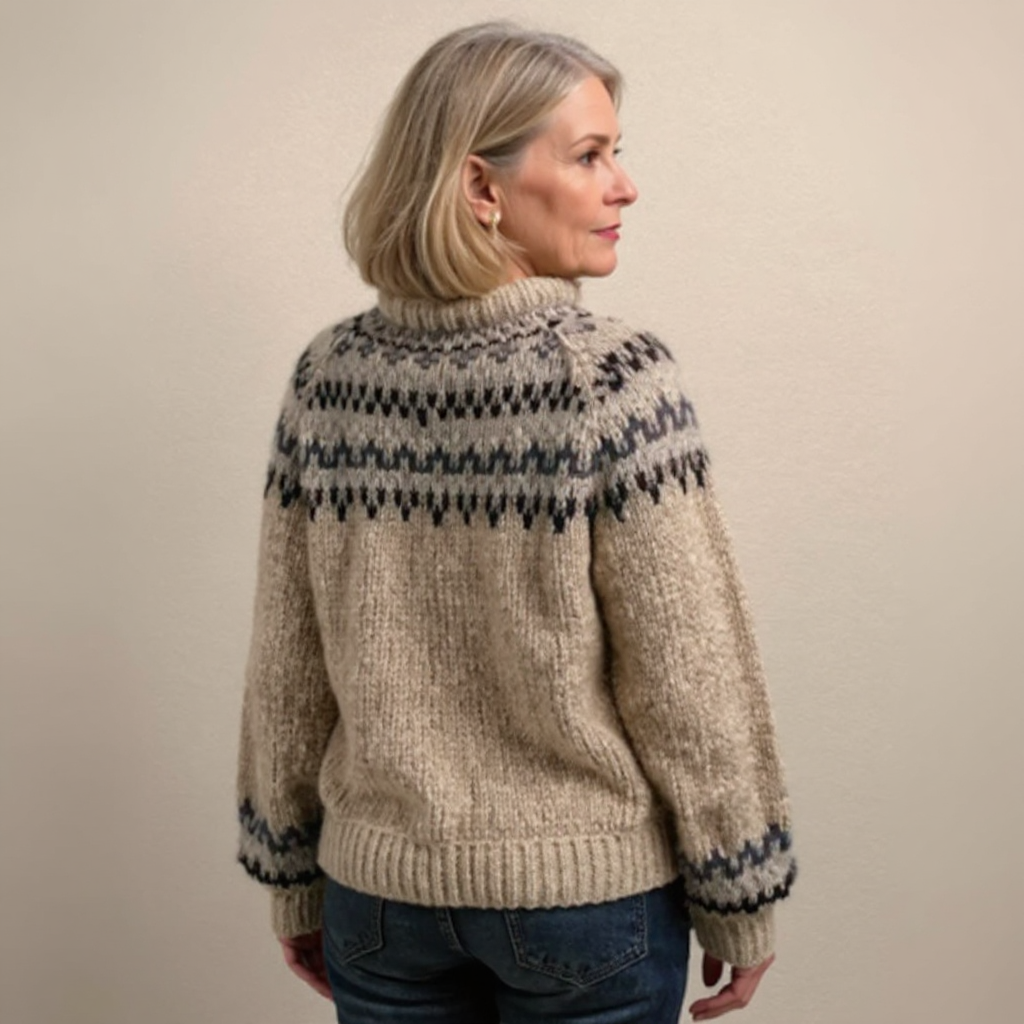Helga™ - Handcrafted Icelandic Knit Sweater