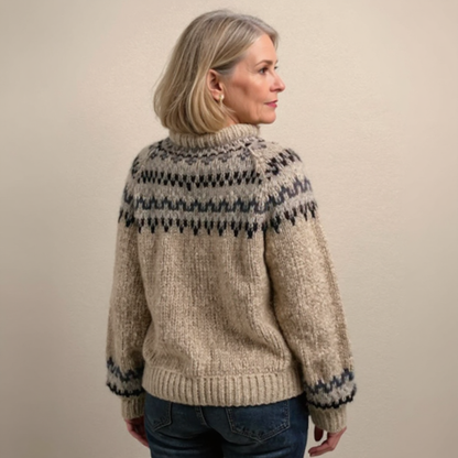 Helga™ - Handcrafted Icelandic Knit Sweater