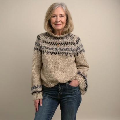 Helga™ - Handcrafted Icelandic Knit Sweater