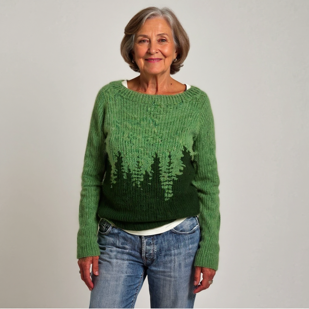 Monique™ - Retro Wool Sweater