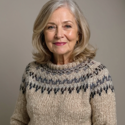 Helga™ - Handcrafted Icelandic Knit Sweater