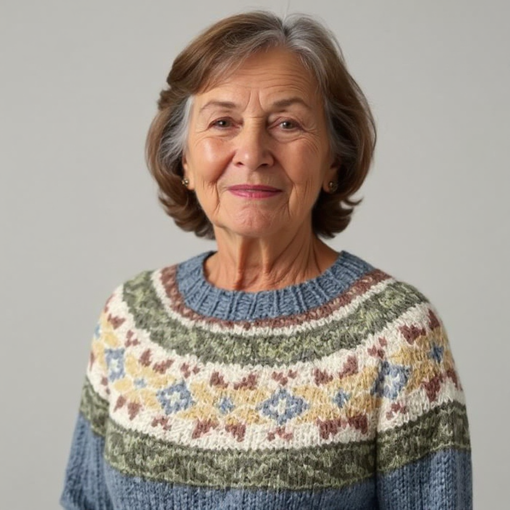 Claudette™ - Retro Wool Sweater