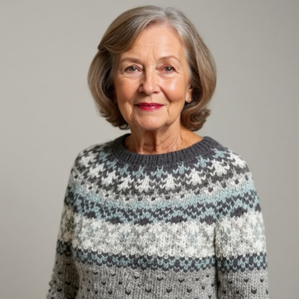 Denise™ - Retro Wool Sweater