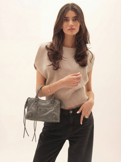 Small Dark Grey Muse Bag