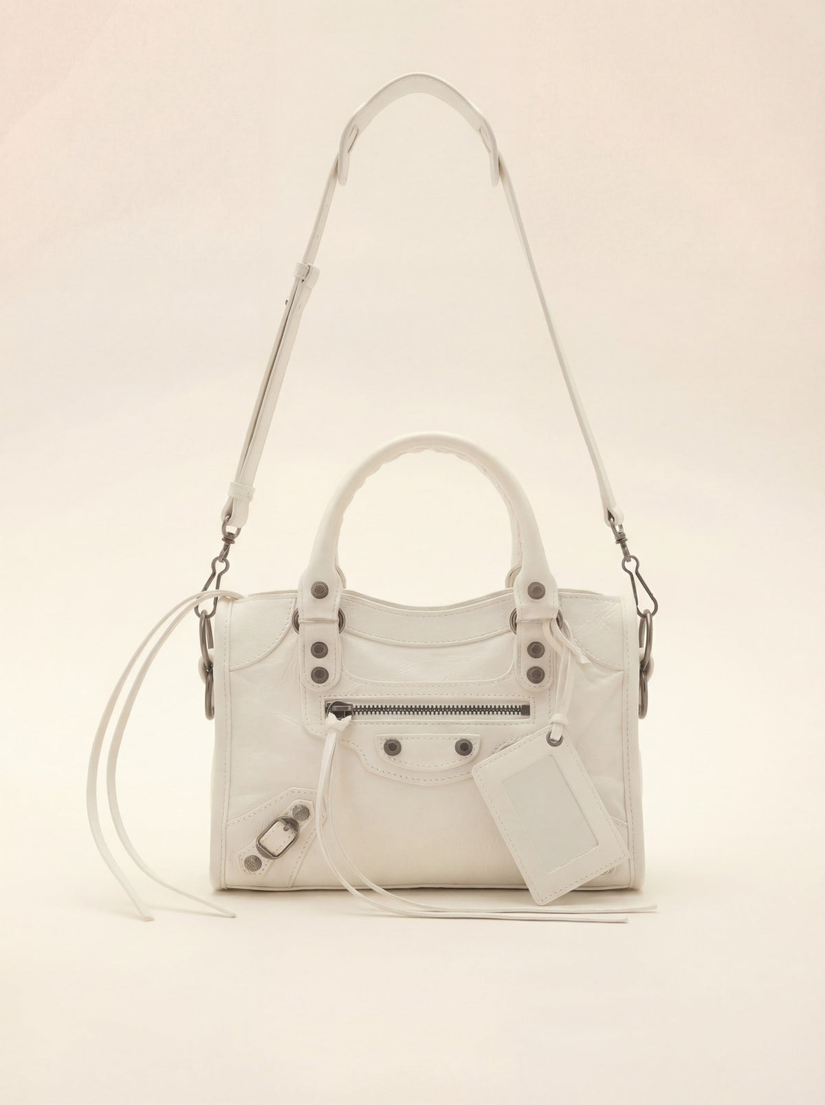 Chic White Mini Muse Bag