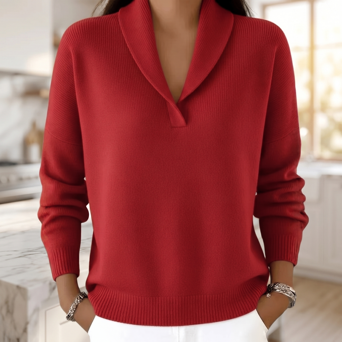 Lune | V-Neck Sweater