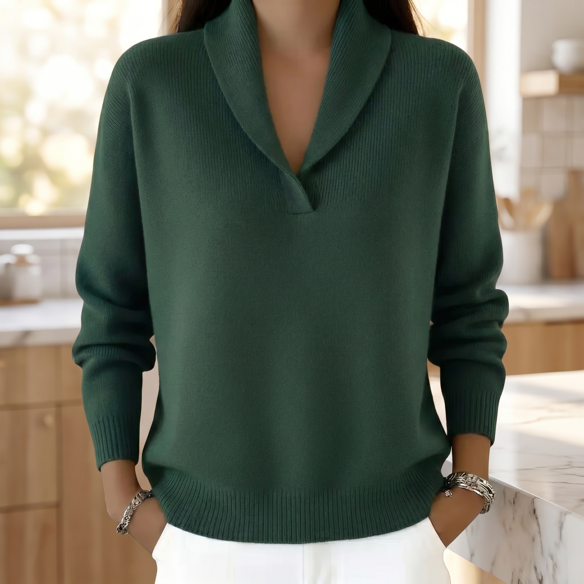 Lune | V-Neck Sweater