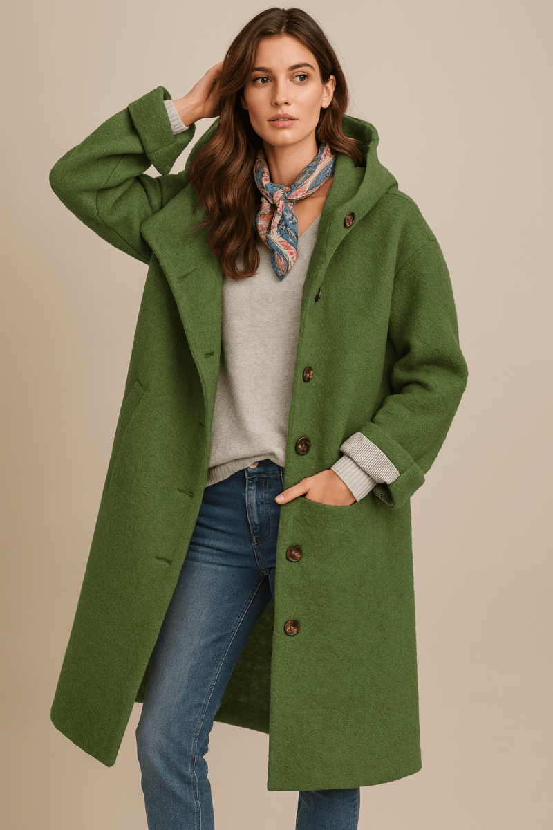 QUINN | HOODED LONGLINE COAT