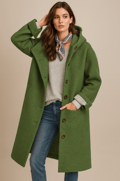 QUINN | HOODED LONGLINE COAT
