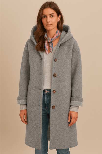 QUINN | HOODED LONGLINE COAT