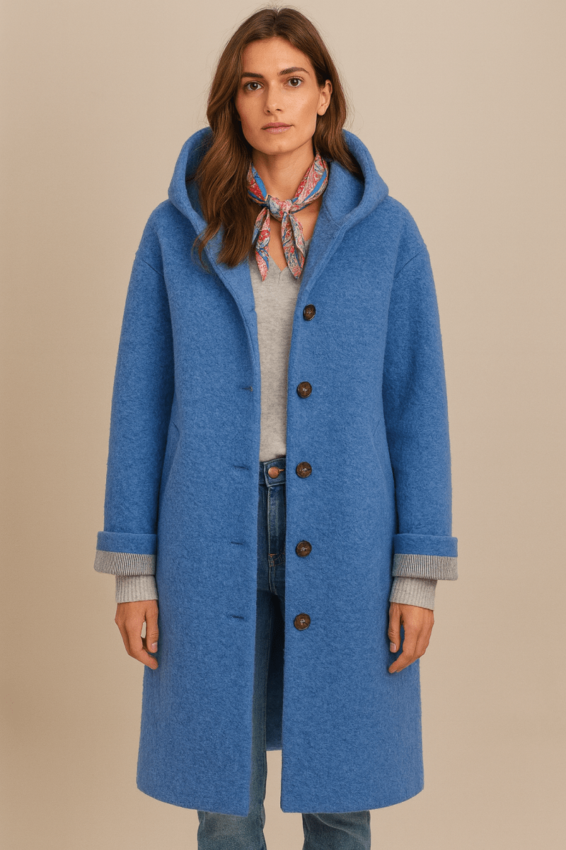 QUINN | HOODED LONGLINE COAT