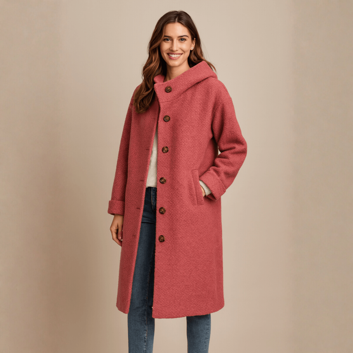 QUINN | HOODED LONGLINE COAT