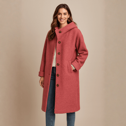 QUINN | HOODED LONGLINE COAT
